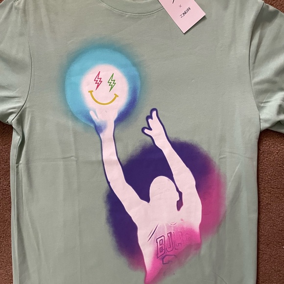 Nike Air Jordan x J Balvin Shirt Mens Sz Small “Enamel Green” (DR2962-308) NWT* - Picture 3 of 10